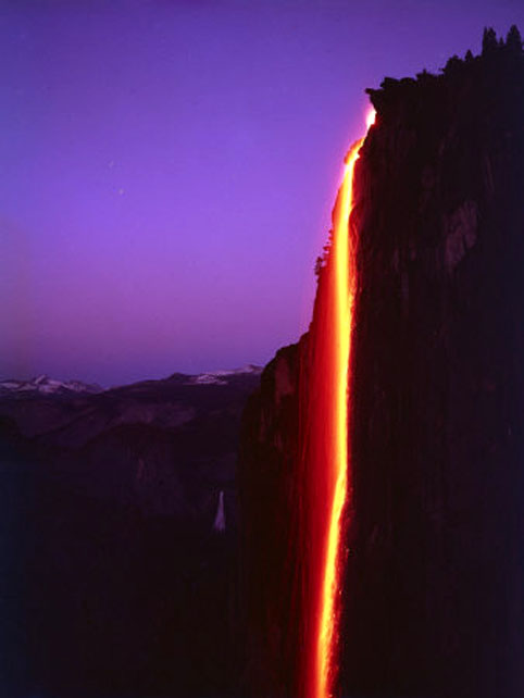 A Firefall, atração do Yosemite National Park.