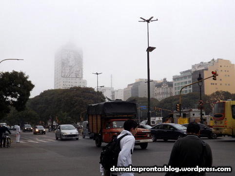 O sexto dia em Buenos Aires amanheceu frio e com neblina.